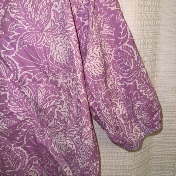 Lilla P 3/4 Sleeve Split-Neck Top - Picture 6 of 7